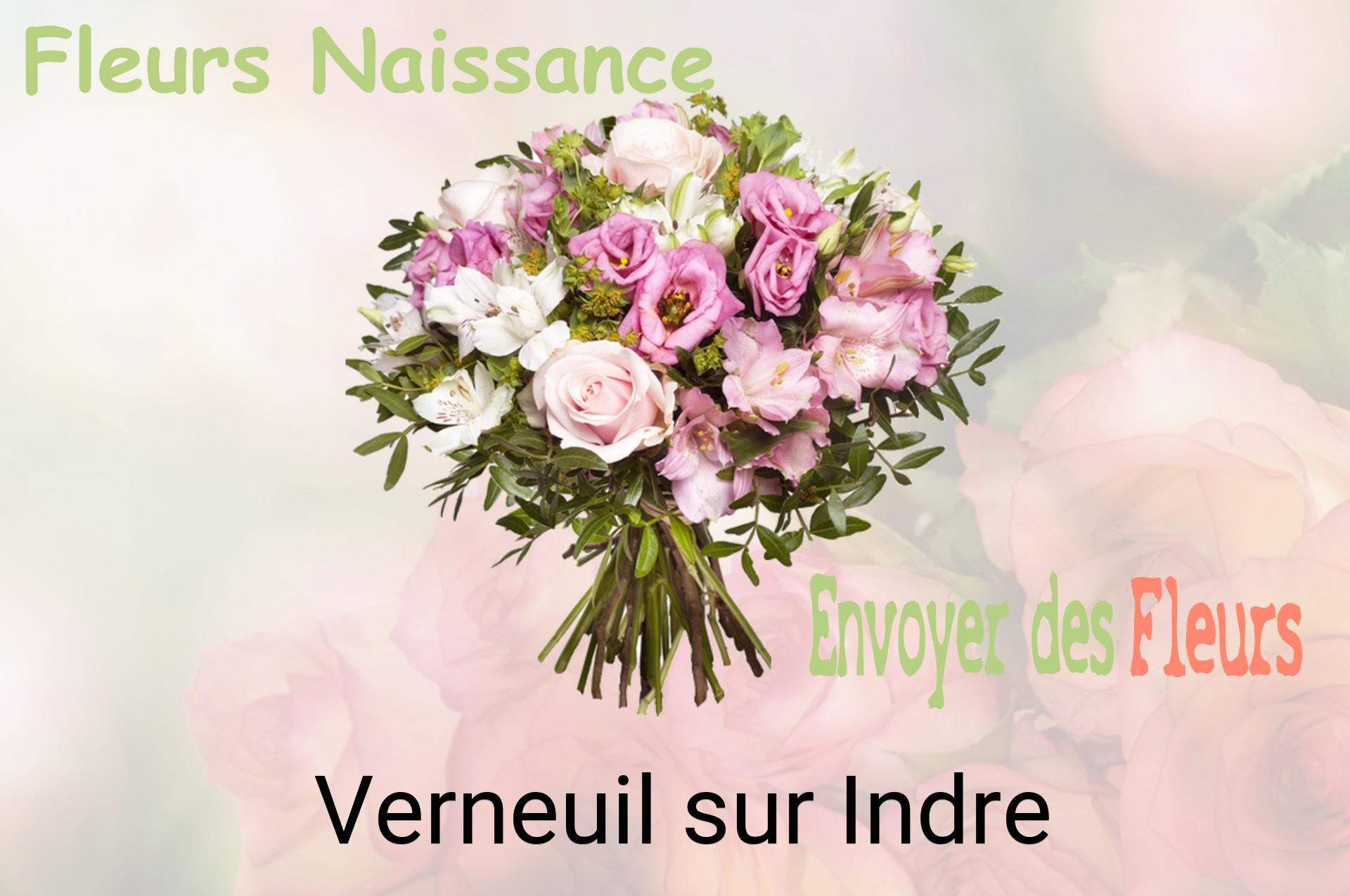 Bouquet de fleurs de naissance livré à Verneuil-sur-Indre
